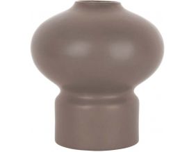 Vase en céramique Sphère 23 cm (Taupe)