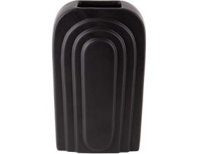 Vase en céramique  noir Arc (Grand modèle)