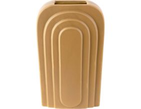 Vase en céramique ocre Arc (Petit modèle)