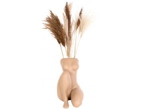 Vase corps de femme en résine Lady (Marron sable)