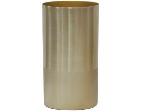 Vase cyclindrique métal doré (Grand modèle)