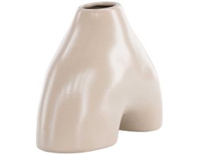 Vase en grès Kento (Beige)