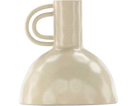 Vase en grès Vivi (Beige et noir)