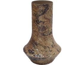 Vase en métal Mosaic Marble (Marron)