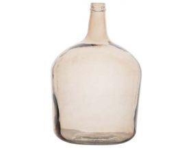 Vase en verre Dame Jeanne 4 litres (Taupe)