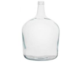 Vase en verre Dame Jeanne 12 litres (Transparent)