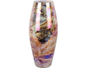 Vase en verre Melange Cone (Marron)