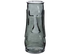 Vase en verre Moia 34.5 x 17 cm (Gris)