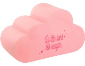 Veilleuse pour enfants Nuage 15 x 25 x 12 cm (Rose)
