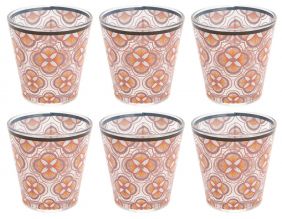 Verre à eau à motifs imany (Lot de 6)