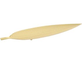 Vide poche en métal feuille dorée