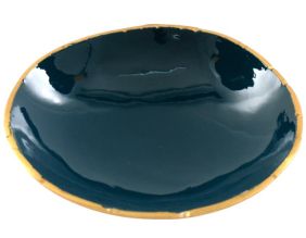 Vide-poches en métal coloré 18.5 x 6.5 cm (Bleu)