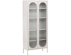 Vitrine en acier 80 x 35 x 180 cm Lima