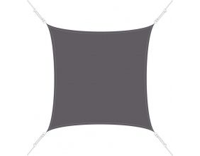 Voile d'ombrage carrée 4 x 4m (Ardoise)