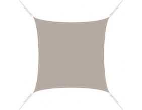 Voile d'ombrage carrée 4 x 4m (Taupe)