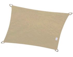 Voile d'ombrage rectangulaire Coolfit 4 x 3 m (Sable)