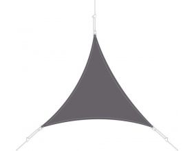 Voile d'ombrage triangle 3 x 3 x 3m (Ardoise)