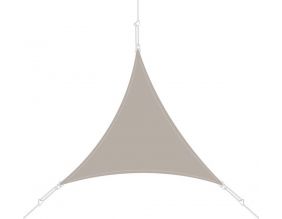 Voile d'ombrage triangle 3 x 3 x 3m (Taupe)