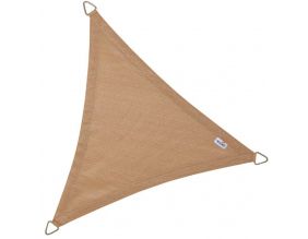 Voile d'ombrage triangulaire Coolfit sable (5 x 5 x 5 m)