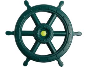 Volant en plastique bateau pirate XXL (Vert foncé et vert lemon)