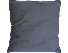 Coussin en coton coloré Salsa 45 cm (Gris anthracite)