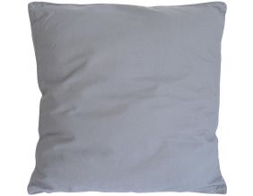 Coussin en coton coloré Salsa 60 cm (Gris Clair)