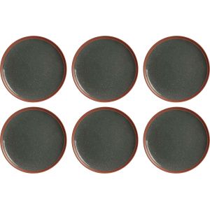 Assiette avec liseret My little market (Lot de 6) (20 cm)