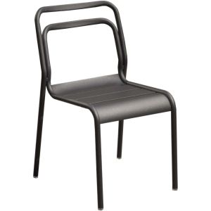 Chaise en aluminium Eos (Graphite)