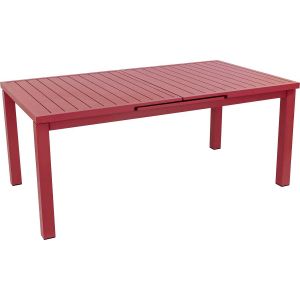 Table en aluminium extensible 8 à 10 personnes Santorin (Terracotta)