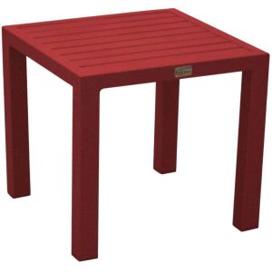 Table basse de jardin en aluminium Lou (Rouge)