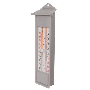 Thermomètre digital en plastique Albi (Gris)