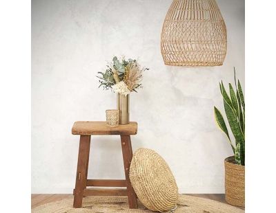 Abat-jour en rotin naturel (Ovale)