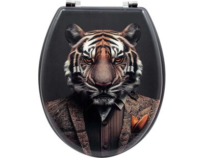 Abattant WC original en PVC Animal Toilet (Tigre)