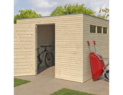 Abri de jardin 300 x 300 cm Qube (Abri et plancher)