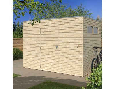 Abri de jardin 300 x 210 cm Qube (Abri et plancher)