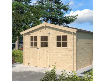Abri de jardin en bois 7,35 m² Zurich (295 x 295 cm (non traité))