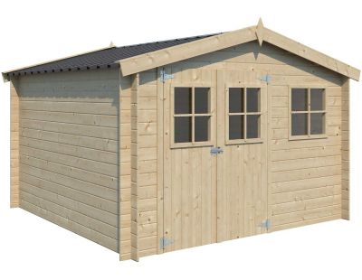 Abri de jardin en bois 7,35 m² Zurich (295 x 295 cm (non traité))