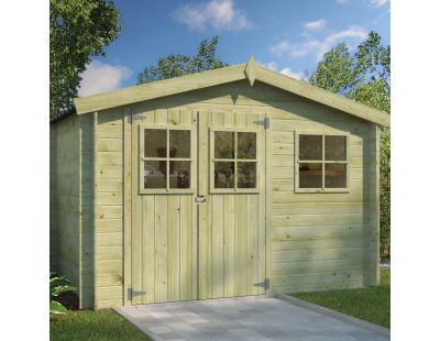 Abri de jardin en bois 4,91 m² Zurich (295 x 205 cm (traité))