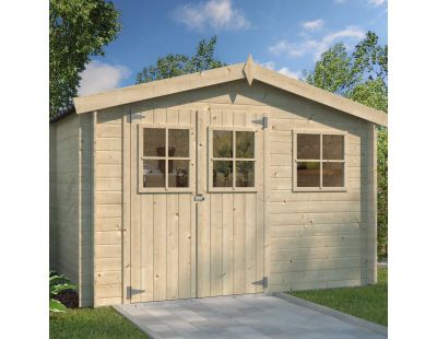 Abri de jardin en bois 4,91 m² Zurich (295 x 205 cm (non traité))