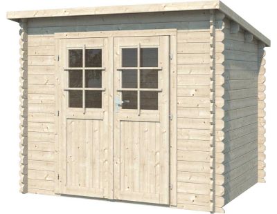 Abri de jardin en épicéa mono pente 3.91 m2