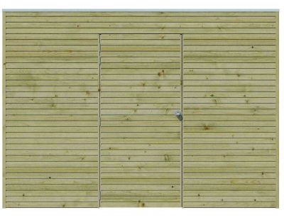 Abri de jardin traité 300 x 210 cm Qube (Abri seul)