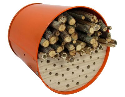 Abri pour oiseaux et insectes 5 en 1 Garden Life Box (Orange)