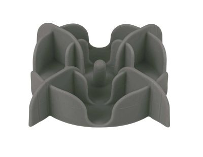 Adaptateur anti glouton en silicone Slow feeder (Gris)
