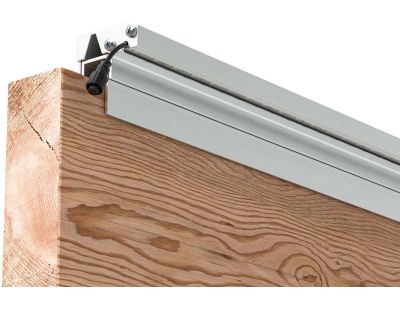 Adaptateur pour clôture en bois 40 mm pour barette lumineuse 1.73 m (Argent)