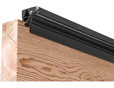 Adaptateur pour clôture en bois 40 mm pour barette lumineuse 1.73 m (Anthracite)