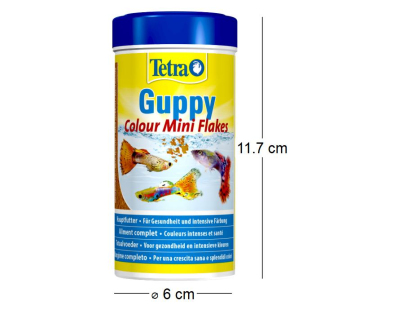 Aliment complet Tetra guppy colour 250 ml