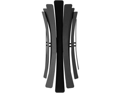 Applique métal en métal Linea (Noir)