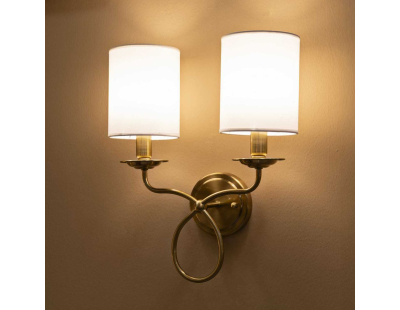 Applique murale double abat-jour Zagreb 35.5 x 17 x 43 cm