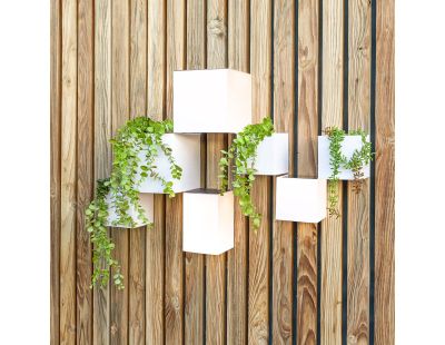 Applique murale recharge solaire Wally (18 x 18 x 18 cm)