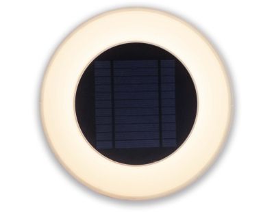 Applique murale ronde recharge solaire Wally (27 cm de diamètre)